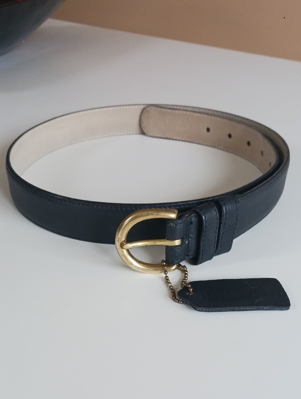 Vintage Coach Leather Belt